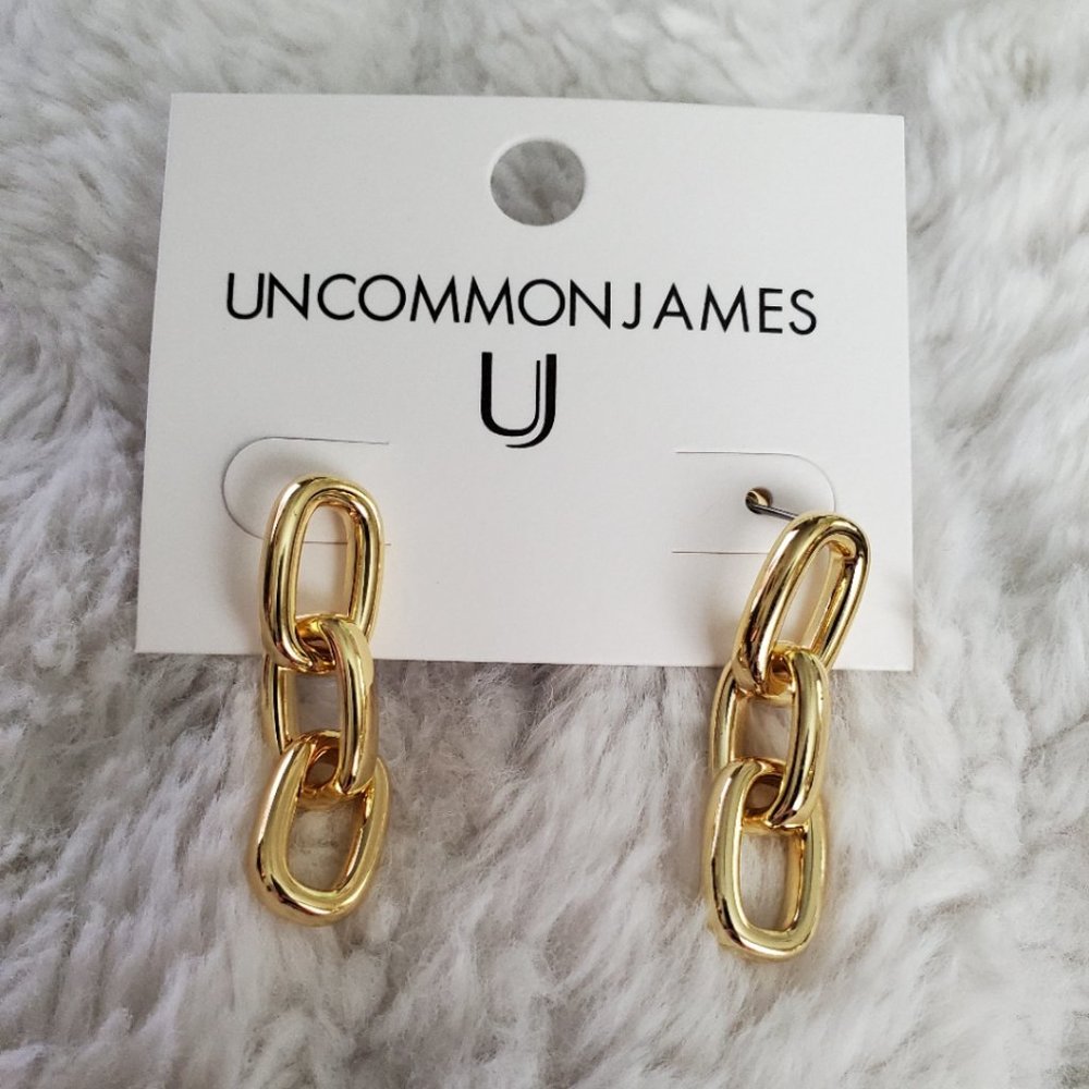 NWT Uncommon James Chain Earrings